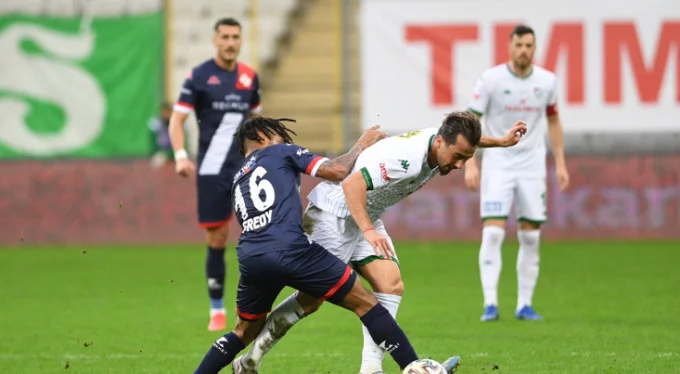 Bursaspor'un 20 maçlık gol zinciri sona erdi