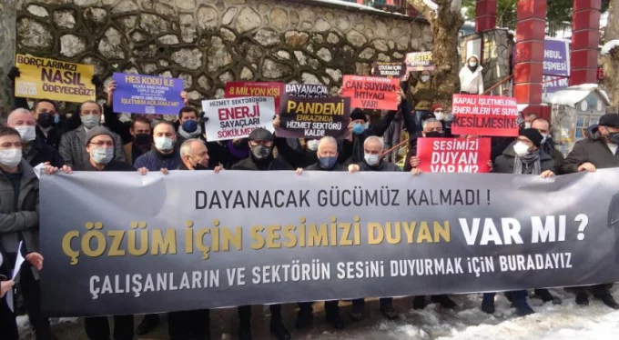 Bursa'da işletmeciler isyan etti: 'Dayanacak gücümüz kalmadı...'