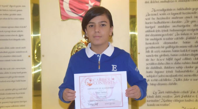 Emine Örnek Koleji öğrencisi dünya birincisi oldu!