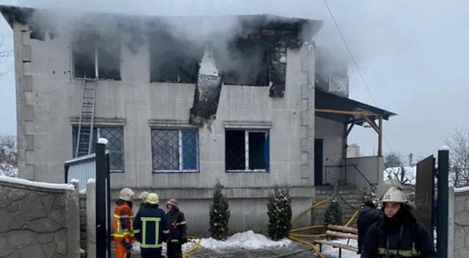 Ukrayna'da huzurevi yangını: 15 ölü