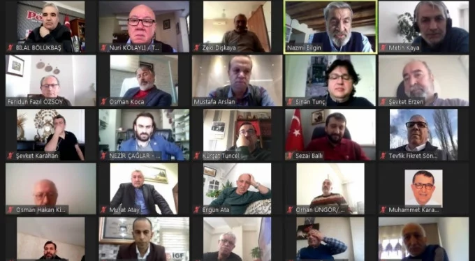 Türkiye Gazeteciler Konfederasyonu Başkanlar Kurulu video konferansta buluştu!