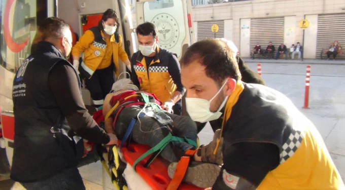 Bursa'da asansör boşluğuna düşen işçi ağır yaralandı!