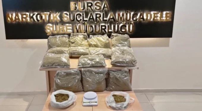 Bursa'da 20 kilo uyuşturucu ele geçirildi!