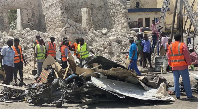 Son dakika: Somali'de şiddetli patlama!