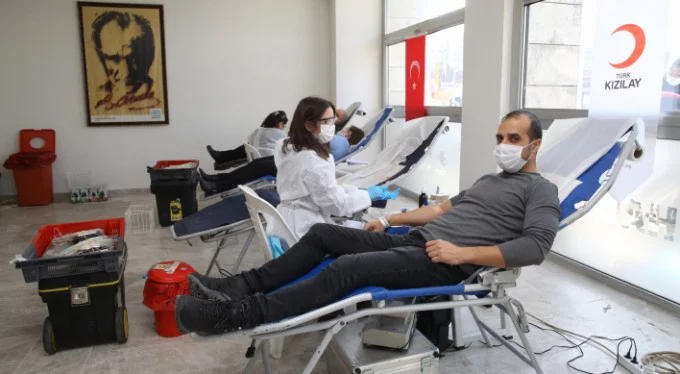 Nilüfer Belediyesi çalışanlarından kan bağışı!