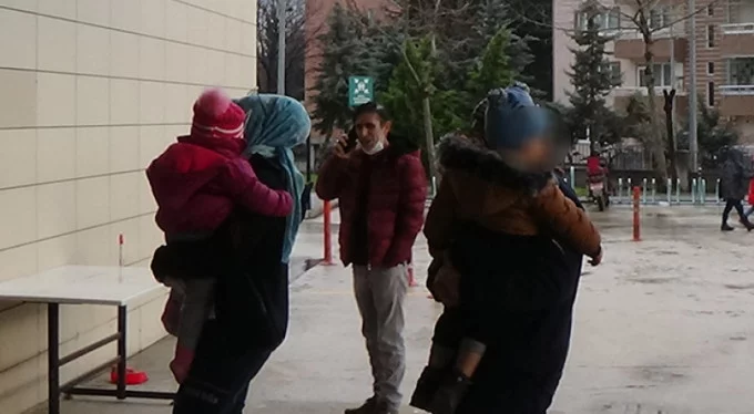 Yüreklerin ağza geldiği anlar... Bursa'da tiner içen ikizler hastanelik oldu