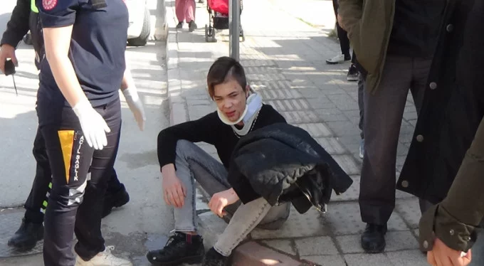 Bursa'da 16 yaşındaki genç hem yaralandı hem ceza yedi!