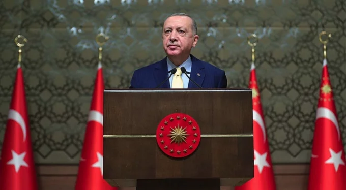 Cumhurbaşkanı Erdoğan'dan Doğu Akdeniz mesajı: Haklarımız gasbedilmeye çalışıldı
