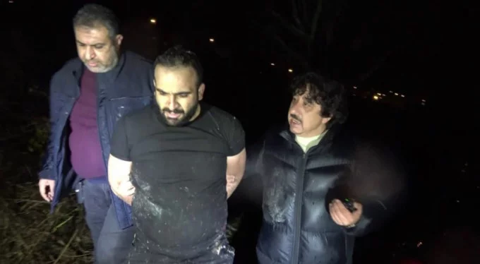 Bursa'da polisten kaçan şüpheli, tarlada yakalandı