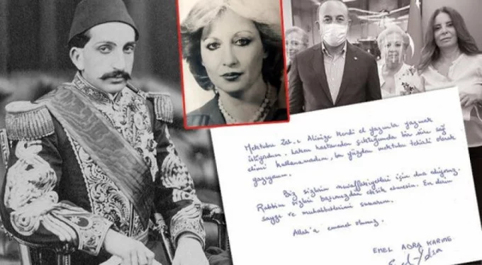 Sultan Abdülhamid'in torunundan Erdoğan'a teşekkür mektubu!