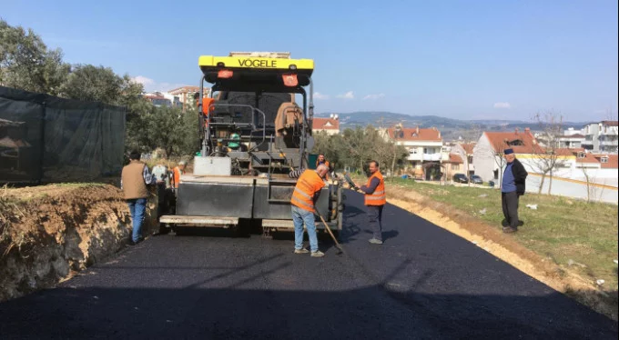 Osmangazi'de yeni açılan yollar asfaltlandı!