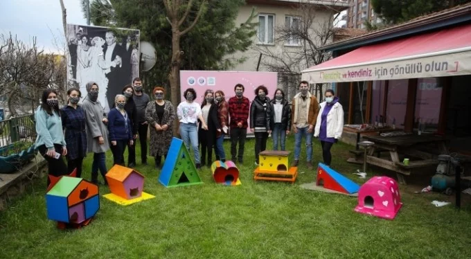 Bursa'ya rengarenk 'Kedi Köyü'! Gönüllüler elleriyle yaptı