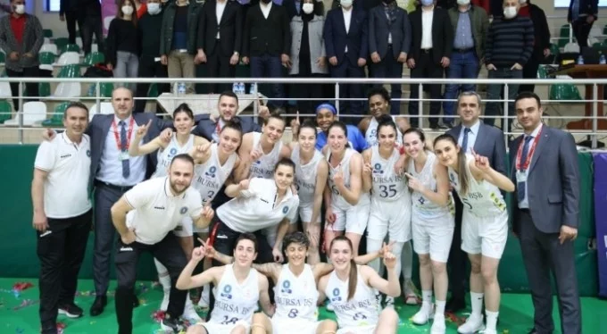 Bursa Büyükşehir Belediyespor, Kadınlar Basketbol Süper Ligi'ne yükseldi