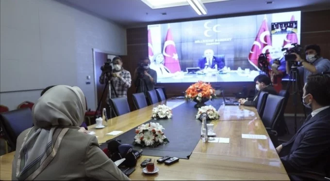 AK Parti heyeti, CHP ve MHP heyetleri ile video konferans aracılığıyla bayramlaştı!