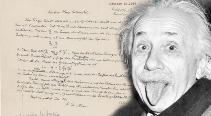 Einstein'ın tarihin en ünlü denklemini yazdığı mektup satışa çıkarılıyor!