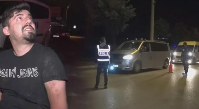 Bursa'da alkollü sürücü dehşeti! Otomobili polislerin üzerine sürdü...