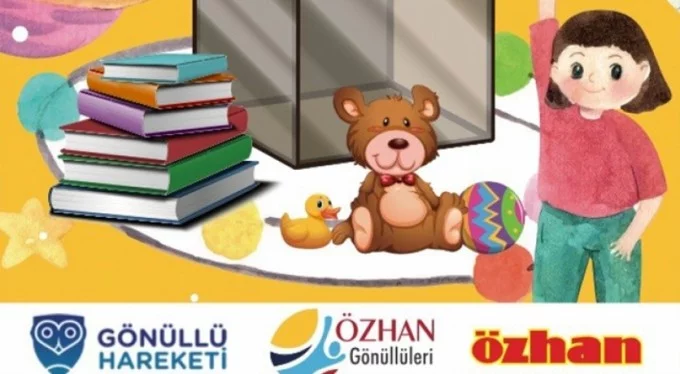 Özhan Marketler zincirinden kitap ve oyuncak bağışı kampanyası
