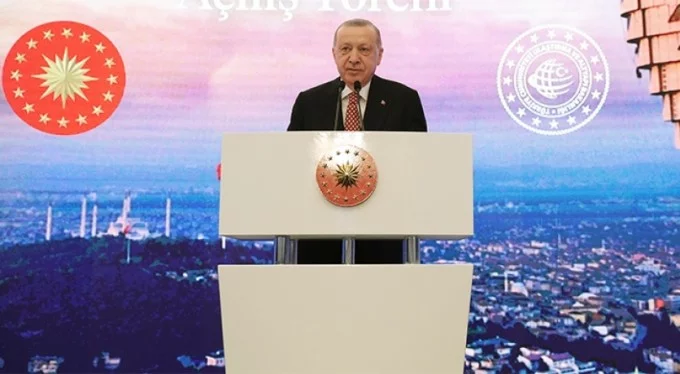 Çamlıca Kulesi açıldı! Cumhurbaşkanı Erdoğan'dan önemli açıklamalar