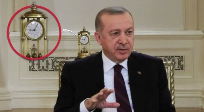 Cumhurbaşkanı Erdoğan'ın TRT özel yayınında dikkat çeken detay
