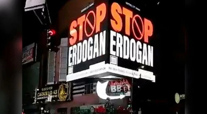 'Stop Erdoğan' yazılı ilanlar için iddianame hazırlandı
