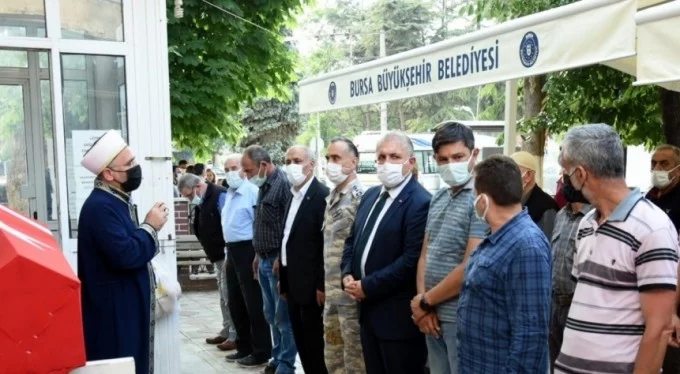 Şehit astsubay Bursa'da toprağa verildi!