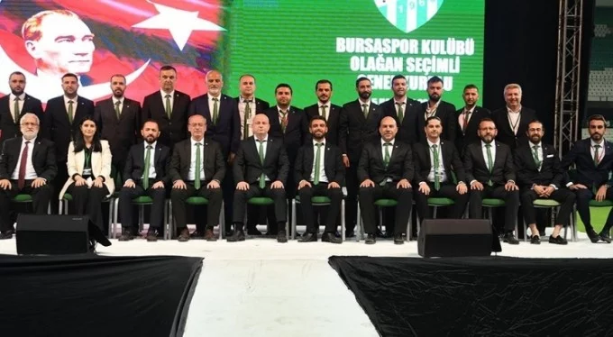 Bursaspor Kulübü'nde yeni yönetimin görev dağılımı yapıldı!