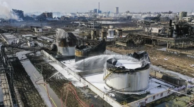 Çin'de bir fabrikada kimyasal sızıntı: 8 kişi hayatını kaybetti!