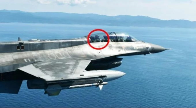 Tarih bilerek seçildi! F-16'da uçana bak...