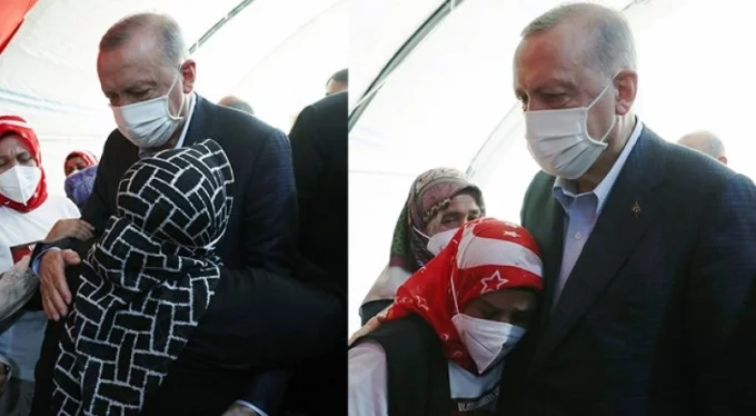 Erdoğan Diyarbakır anneleri ile buluştu! 'Bunların evlat diye bir derdi yok'