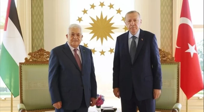 Cumhurbaşkanı Erdoğan ile Filistin Devlet Başkanı Abbas görüştü!