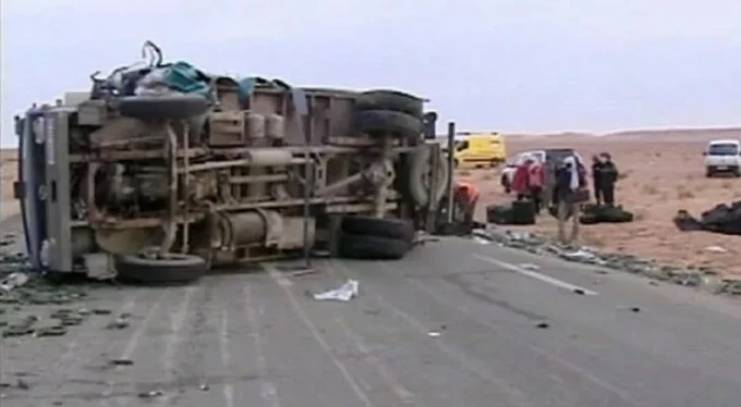 Cezayir'de trafik kazası: 18 ölü, 11 yaralı