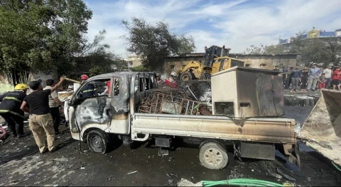 Bağdat'ta halk pazarında patlama: 22 ölü, 47 yaralı!
