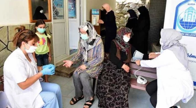 Bursa'da kadınlar sağlık taramasından geçirildi