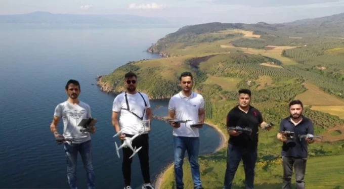 Bursalı drone pilotları ormanları havadan denetliyor