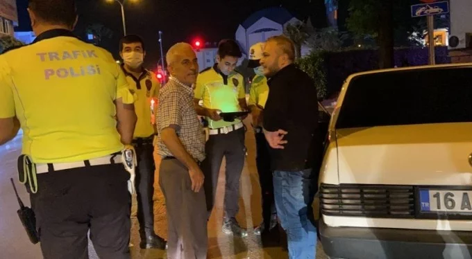 Bursa'da alkollü ve ehliyetsiz direksiyon başında yakalandı, savunması pes dedirtti