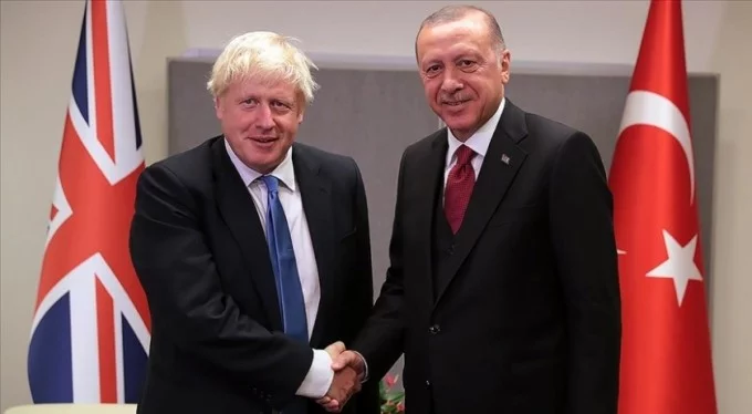 Cumhurbaşkanı Erdoğan, Birleşik Krallık Başbakanı Johnson ile telefon görüşmesi gerçekleştirdi