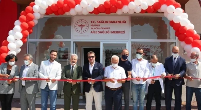 Nilüfer'de Demirci'ye Aile Sağlığı Merkezi açıldı