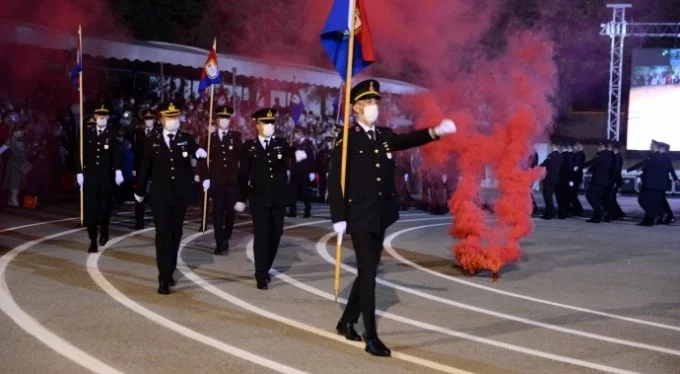 Bursa Işıklar Askeri Lisesi'nde mezuniyet heyecanı