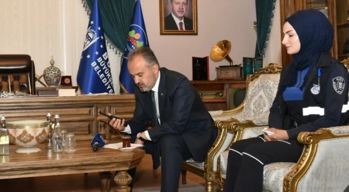 Zabıtanın 195. gurur yılı! Başkan Alinur Aktaş, telsizden anons yaptı