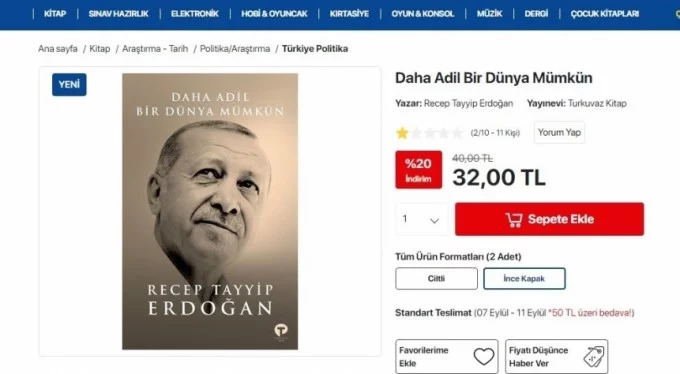 Cumhurbaşkanı Recep Tayyip Erdoğan'ın kitabı çıkıyor