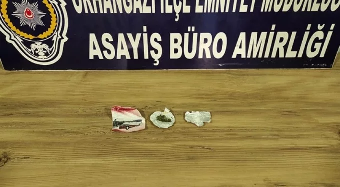 Bursa Orhangazi'de uyuşturucu operasyonu