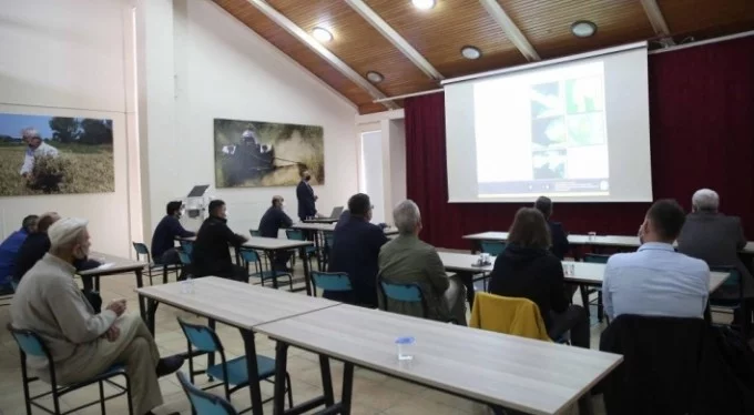 Nilüfer Belediyesi'nin Çiftçi Evi'nde zeytin yetiştiriciliği eğitimi