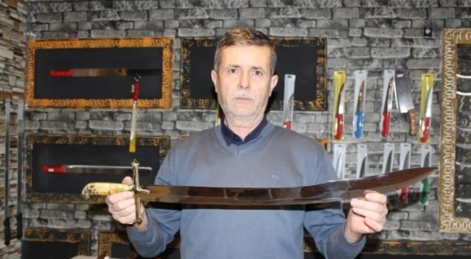 Yenilmez kahramanların kılıçları Bursa'dan...