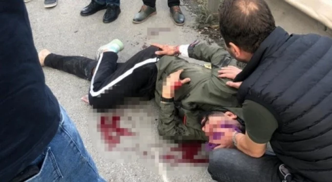 Bursa'da motosiklet kazası! Kanlar içinde kaldı