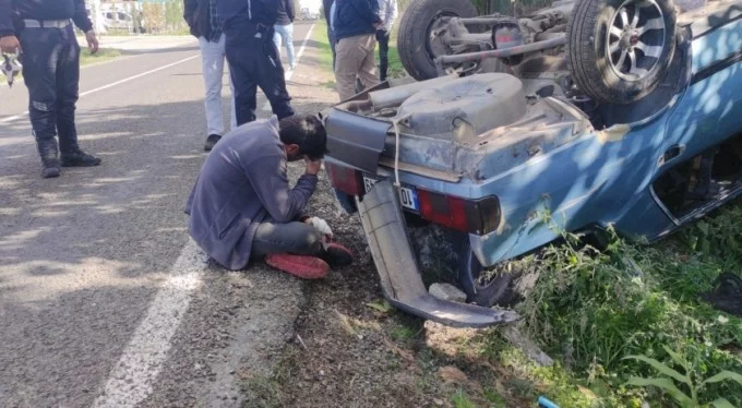 Bursa'daki kazada kabus dolu anlar... Aracının başında gözyaşı döktü!