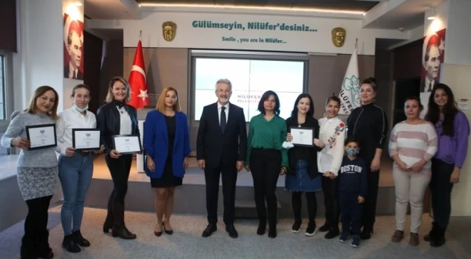Nilüfer'de girişimci adaylarına sertifika