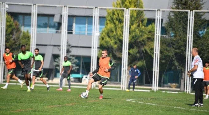 Bursaspor'da Kocaelispor maçı hazırlıkları devam etti