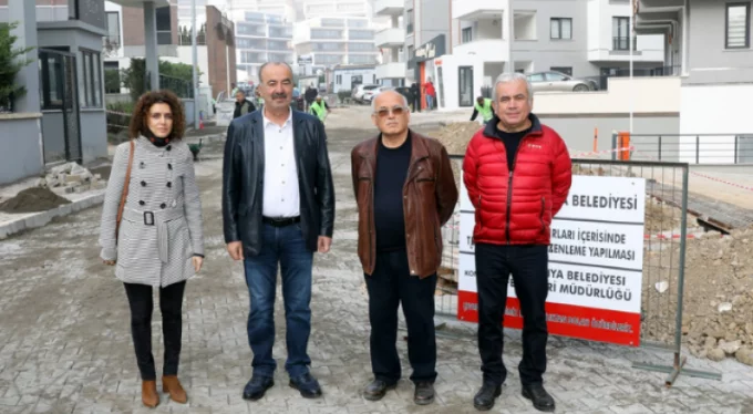 Mudanya'ya yeni yılda 40 bin metrekare parke taşı