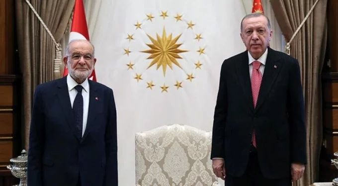 Beştepe'de Erdoğan-Karamollaoğlu görüşmesi sona erdi