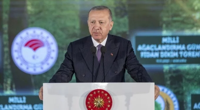 Cumhurbaşkanı Erdoğan: "81 ile 81 Millet Ormanı kuracağız"